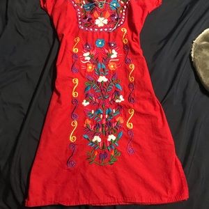 Embroidered dress